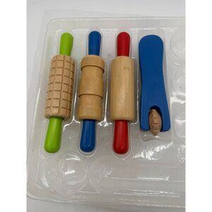 Melissa & Doug Four Piece Mini Rolling Pin Tools for Use with Modeling Dough